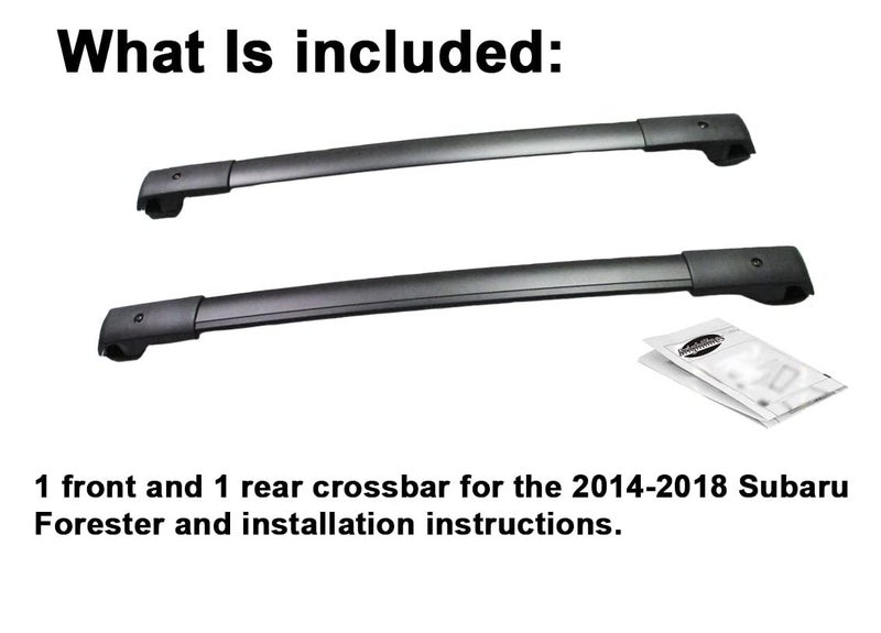 BRIGHTLINES Aero Cross Bars Roof Racks Luggage Rack Replacement for 2014-2018 Subaru Forester - Image 3
